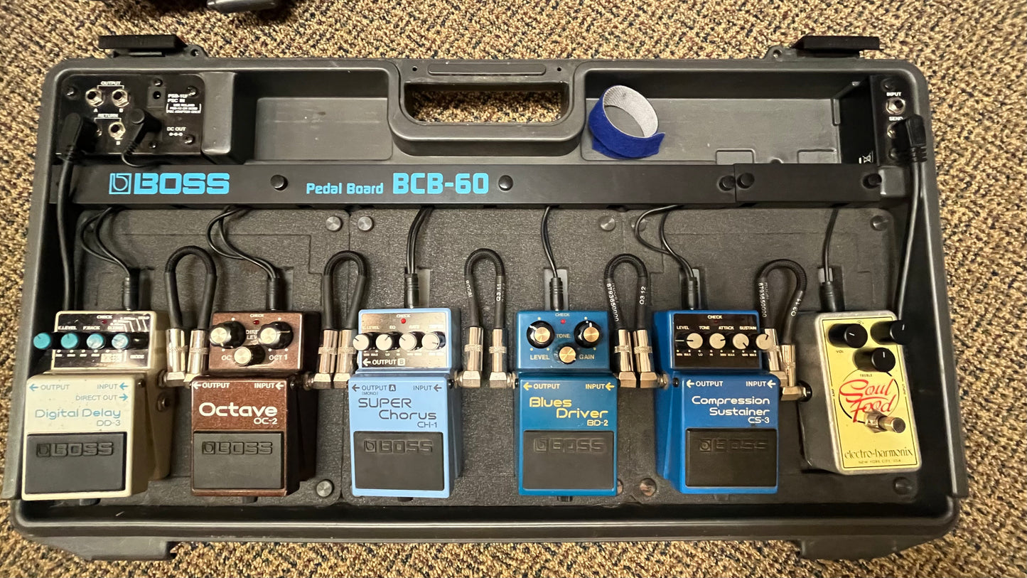 Boss BCB-60 pedalboard