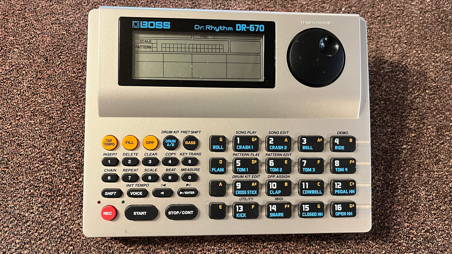 Boss Dr Rhythm drum machine