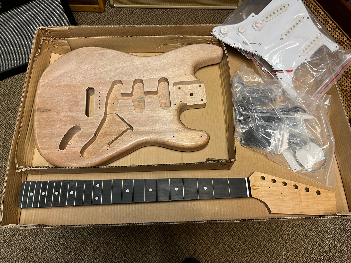 Saga electric guitar kit