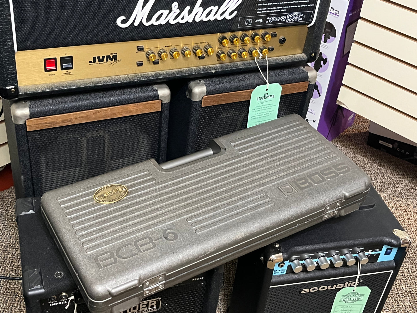 Boss BCB-6 pedalboard